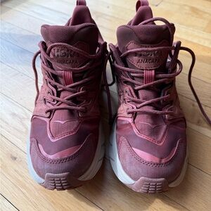 Hoka Anacapa Maroon Sneakers